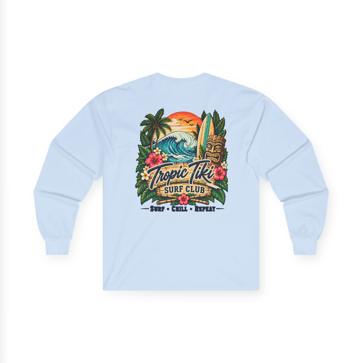 Women's- Long Sleeve Tropic Tiki Surf Club Long Sleeve Tee