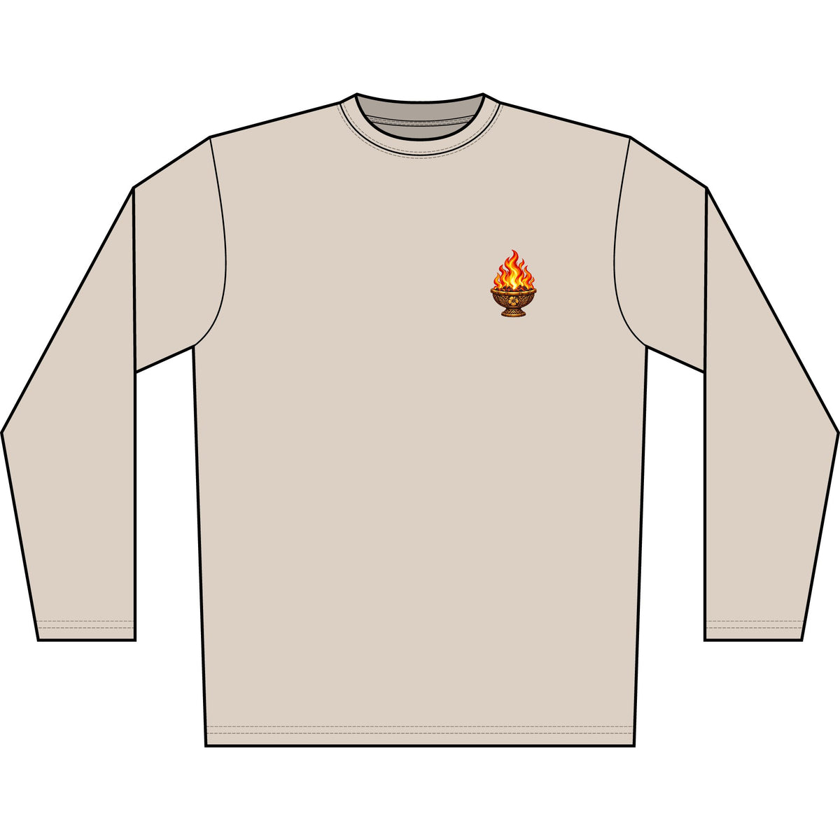 Men’s- UPF 50+ Tropic Tiki Long Sleeve