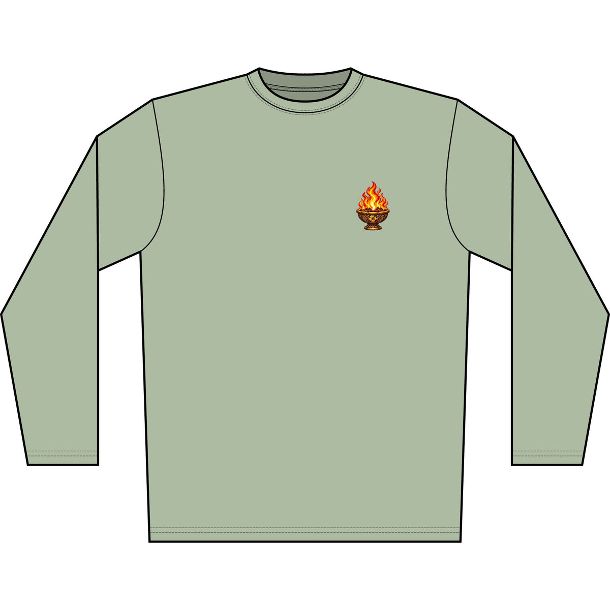Men’s- UPF 50+ Tropic Tiki Long Sleeve