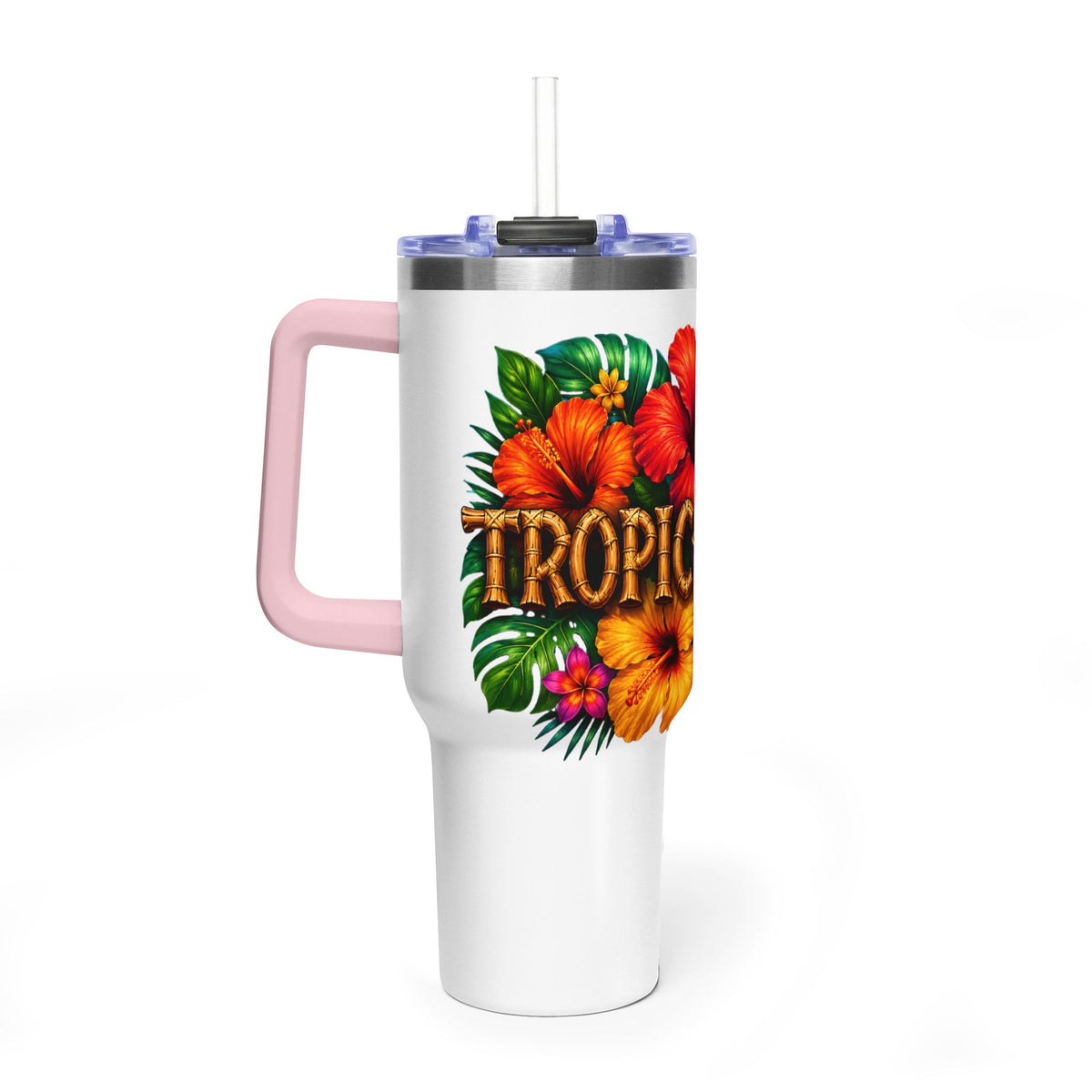 Tumbler- 40oz Tropical Floral Vacuum