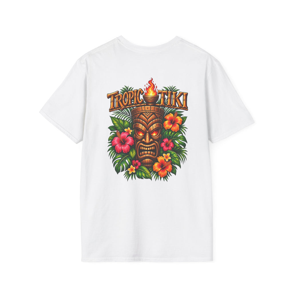 Women’s- T-Shirt — Tropic Tiki Floral Logo Tee