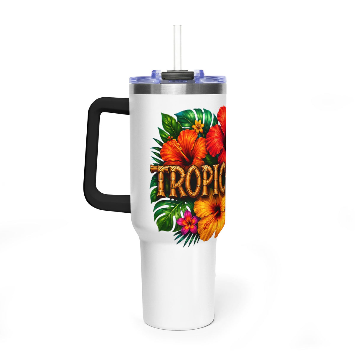 Tumbler- 40oz Tropical Floral Vacuum