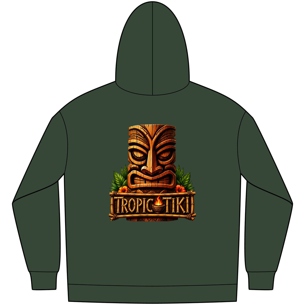 Men's — Tropic Tiki Graphic Fleece Pullover