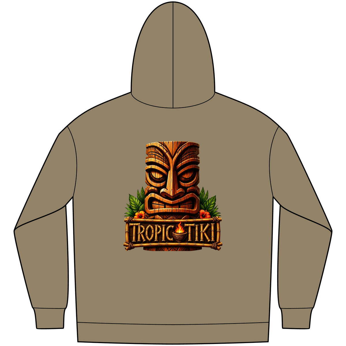Men's — Tropic Tiki Graphic Fleece Pullover