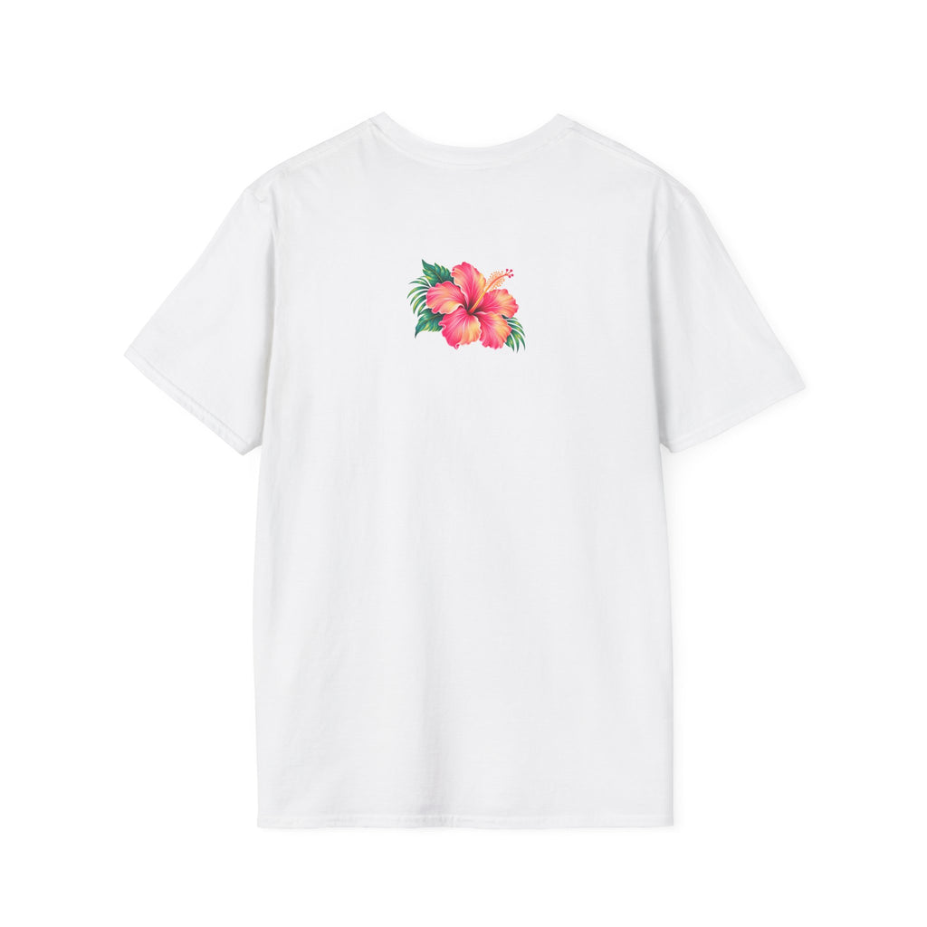 Women's- Tropic Tiki Hibiscus Graphic Tee
