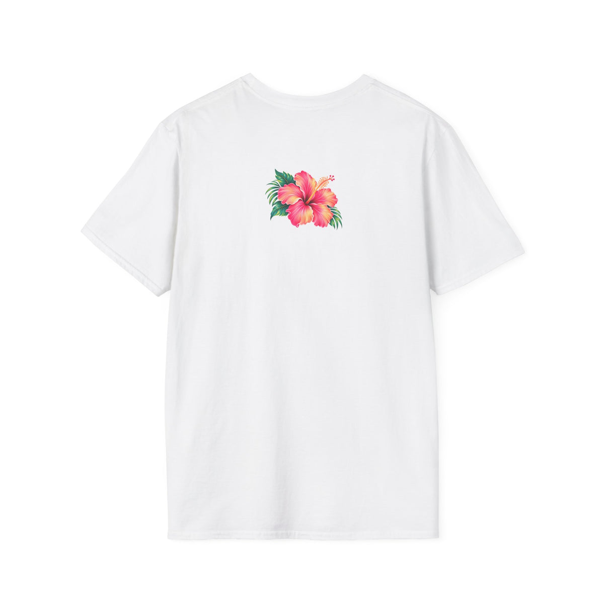 Women's- Tropic Tiki Hibiscus Graphic Tee