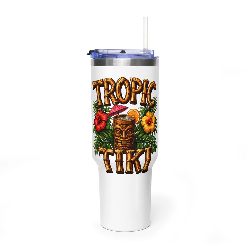 Tumbler - Tropic Tiki 40oz Vacuum Insulated Travel Tumbler