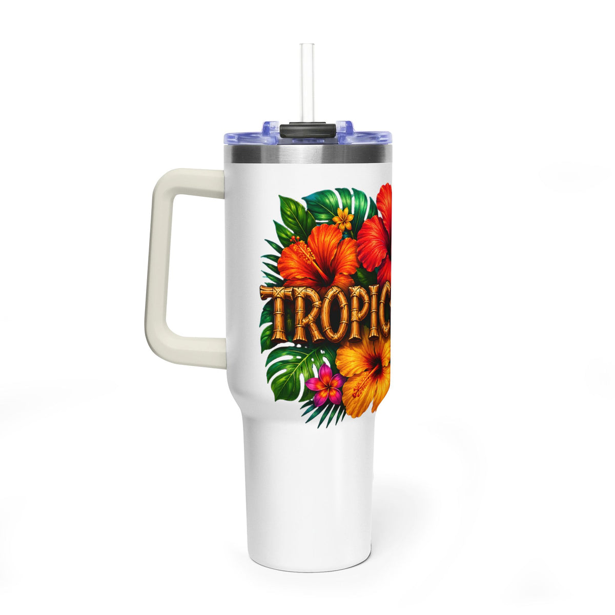 Tumbler- 40oz Tropical Floral Vacuum