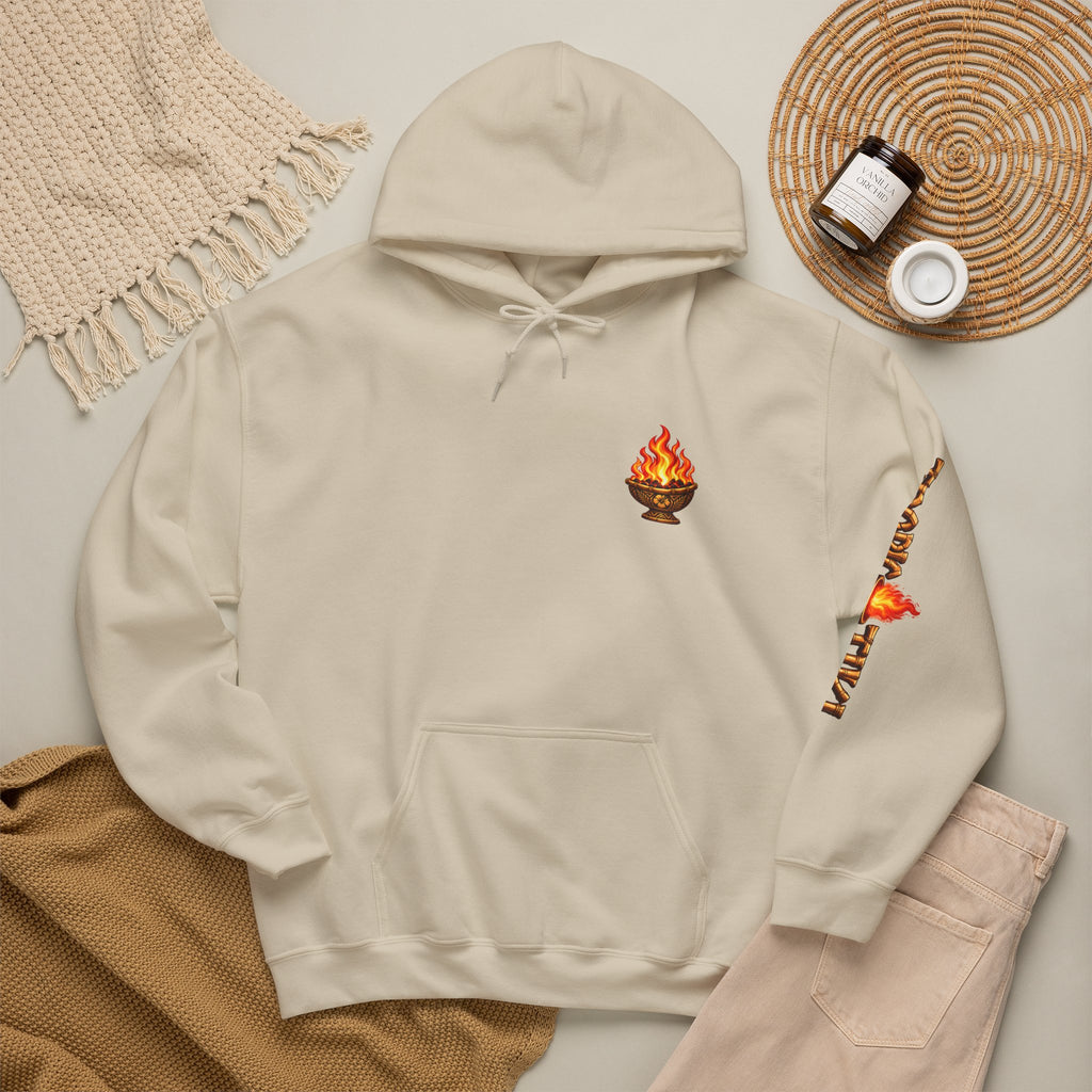 Men's - Tropic Tiki Flaming Tiki Mask Pullover