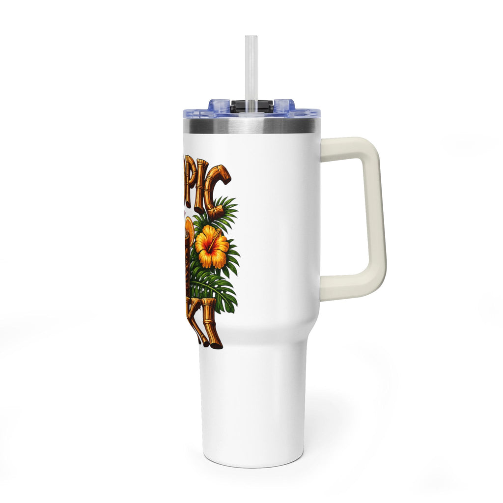 Tumbler - Tropic Tiki 40oz Vacuum Insulated Travel Tumbler
