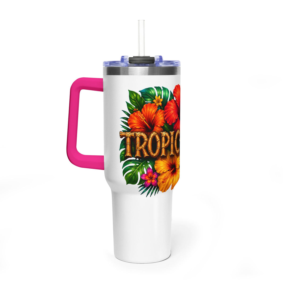 Tumbler- 40oz Tropical Floral Vacuum