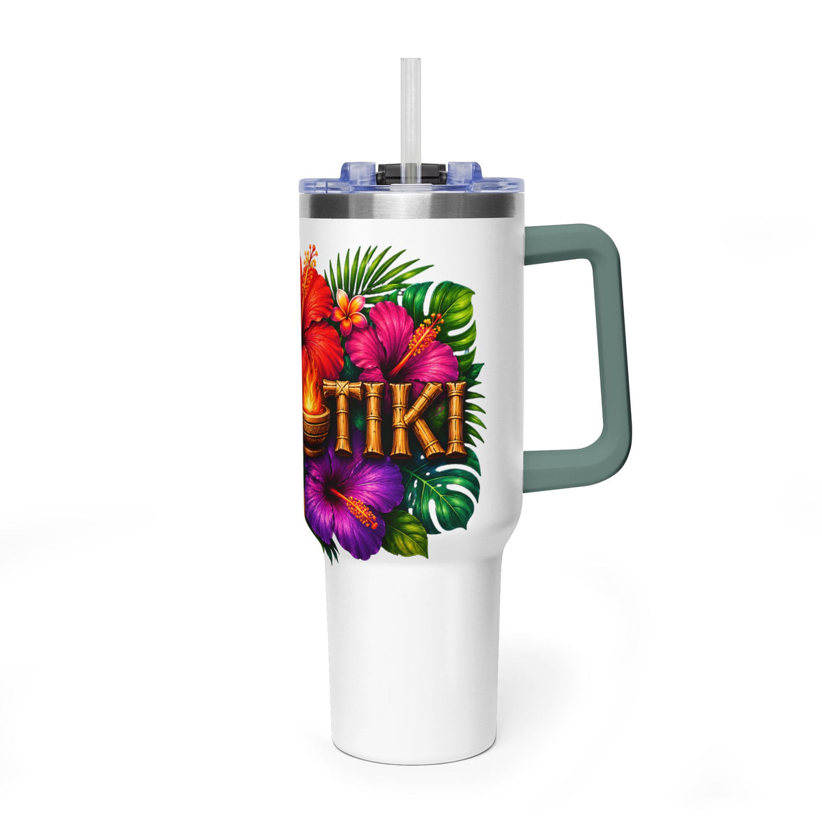 Tumbler- 40oz Tropical Floral Vacuum