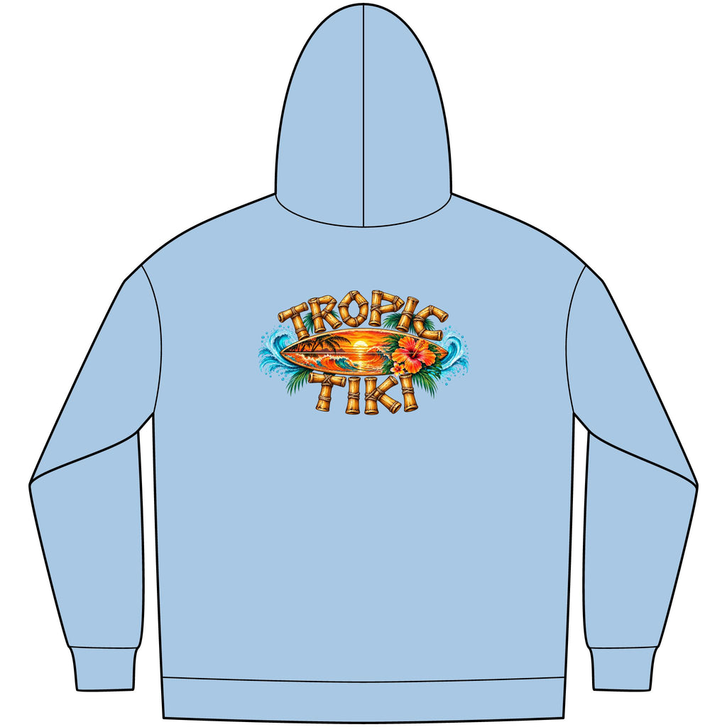 Women's— Tropic Tiki Surf Logo Fleece Pullover