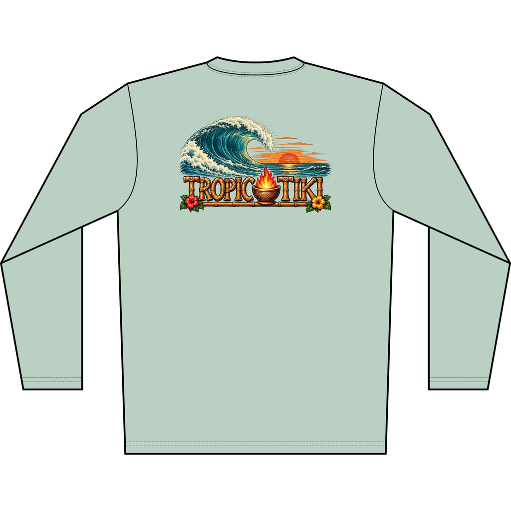 Women's- UPF 50+ Tropic Tiki Long Sleeve Shirt