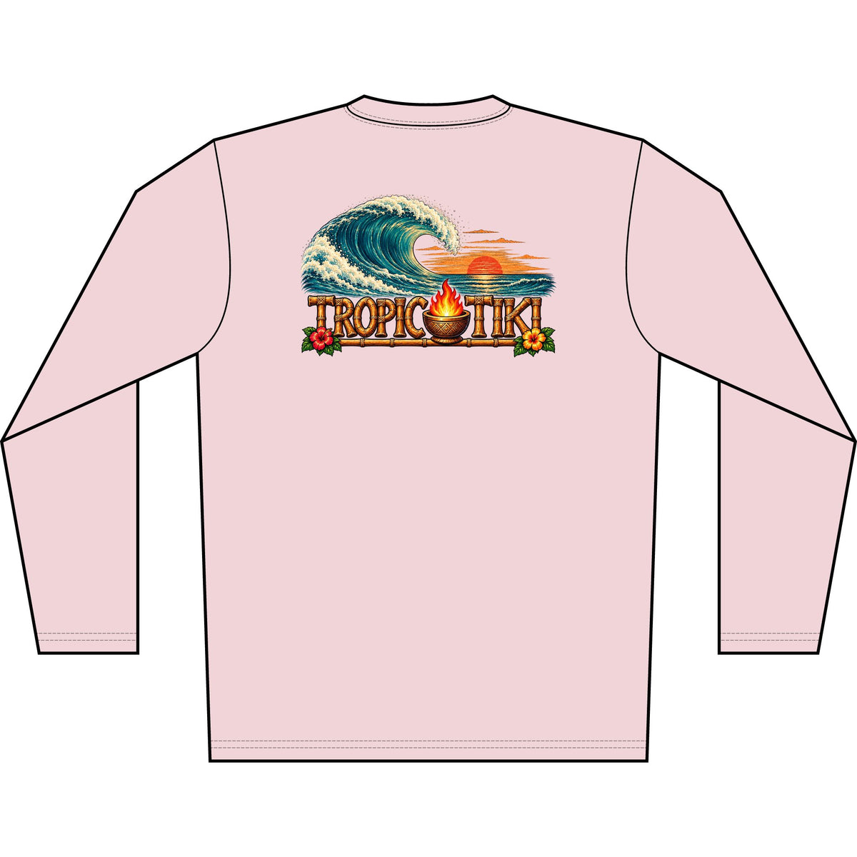 Women's- UPF 50+ Tropic Tiki Long Sleeve Shirt
