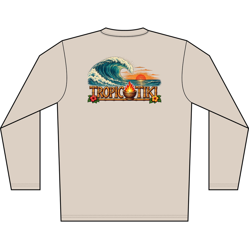 Women's- UPF 50+ Tropic Tiki Long Sleeve Shirt