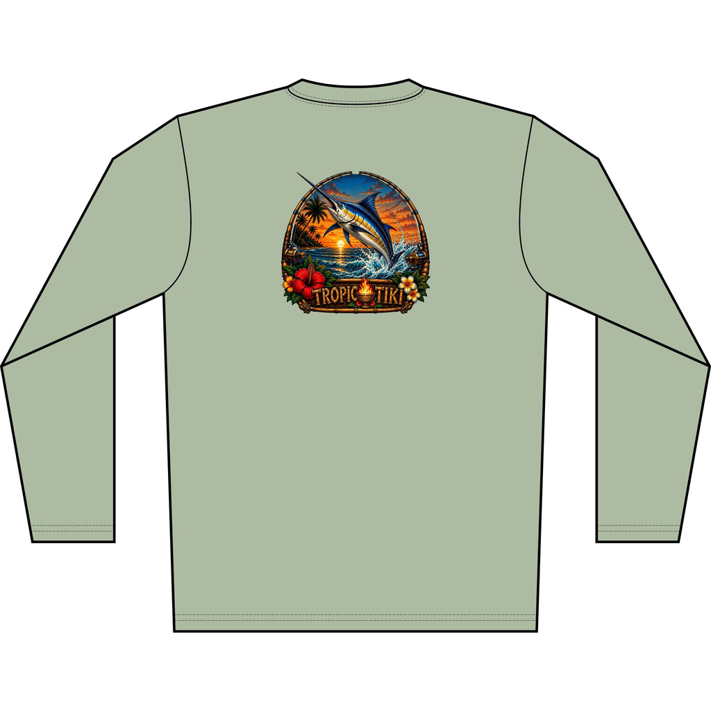 Men’s- UPF 50+ Tropic Tiki Long Sleeve